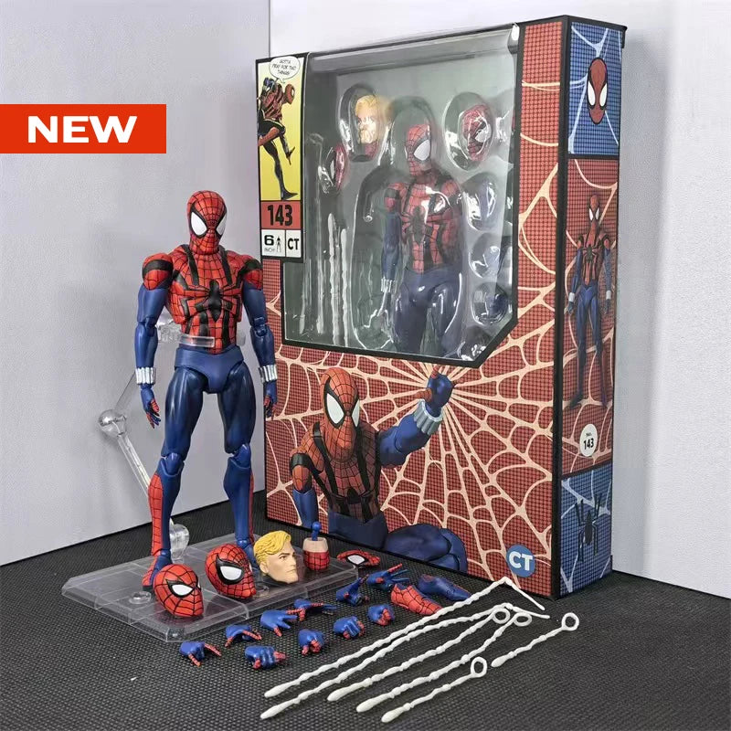 In Stock Ct Toys Spiderman Mafex 143 Ben Reilly Comic Ver The Amazing Spider-Man 001 Anime Action Figure Figurine Toys Kids Gift In Stock Ct Toys Spiderman Mafex 143 Ben Reilly Comic Ver The Amazing Spider-Man 001 Anime Action Figure Figurine Toys Kids Gift